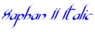 Xaphan II Italic fuente
